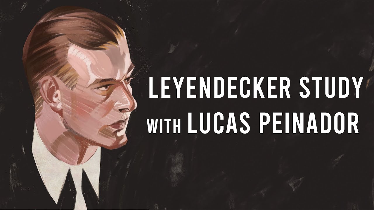 How to Capture Leyendecker's Style with Digital Brushes - YouTube