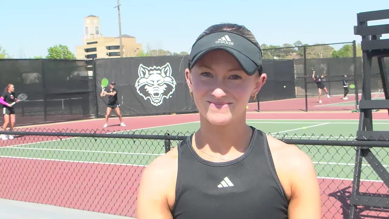 Red Wolves Raw: Abigail Thurmer talks Arkansas State Tennis