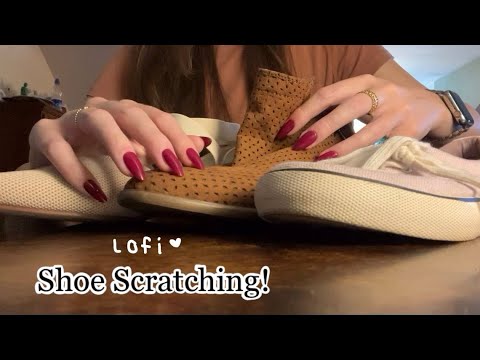 ASMR Lofi Shoe Scratching ONLY! No Tapping, No Talking ᵕ̈
