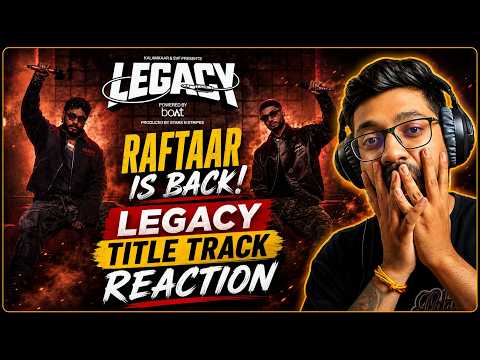 Legacy Title Track Featuring @KRSNAOfficial & @raftaarmusic Reaction by Vneet Unfiltered