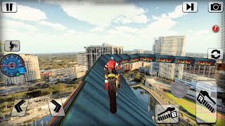 Bike Impossible Tracks Race 3D Motorcycle Stunts level 7 screenshot 3