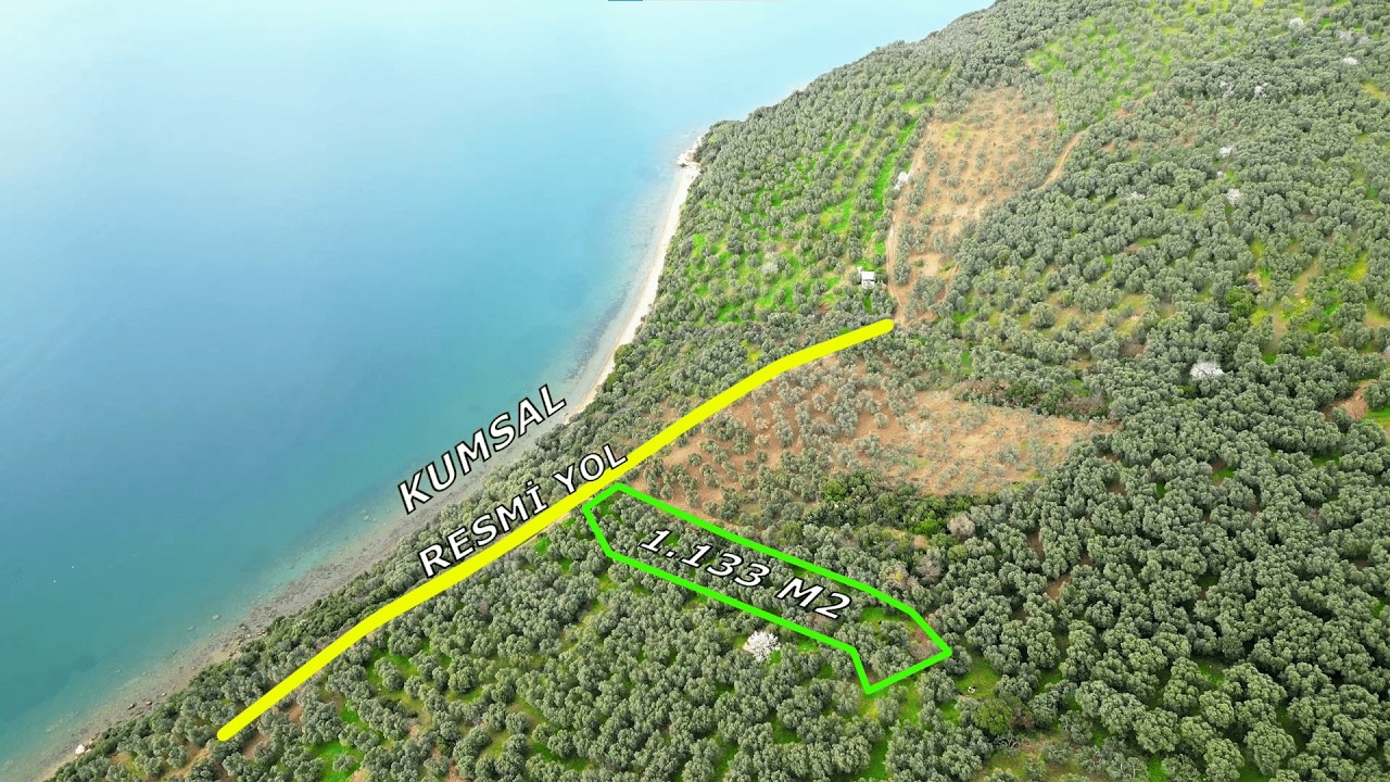 1.133 M2 DENİZE YÜRÜME MESAFESİNDE FULL DENİZ MANZARALI