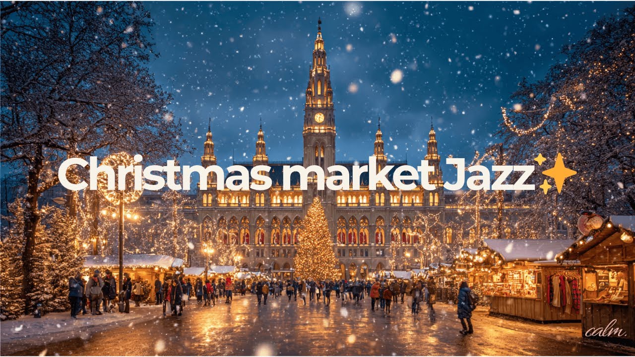 Плейлист 🎄Джаз с рождественской ярмарки | Искрящийся зимний джаз-свинг ✨