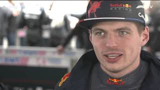 POST RACE MAX INTERVIEW