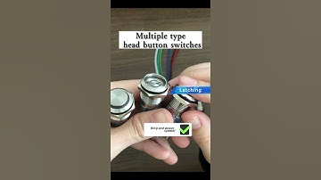 Metal Push Button Switch 19mm High Head with Light Self-Locking Reset | CDOE brand