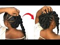Quick and Easy Hairstyle Using Braid Extension/ Beginner Friendly