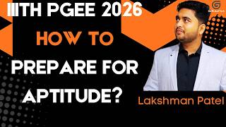 How To Prepare Aptitude For PGEE 2026 🚀