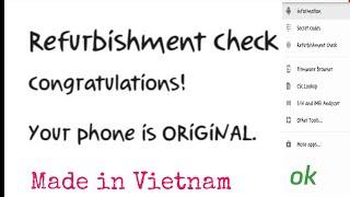 My Phone is original or not | Refurbishment check | Samsung latest firmware download | phone info screenshot 1
