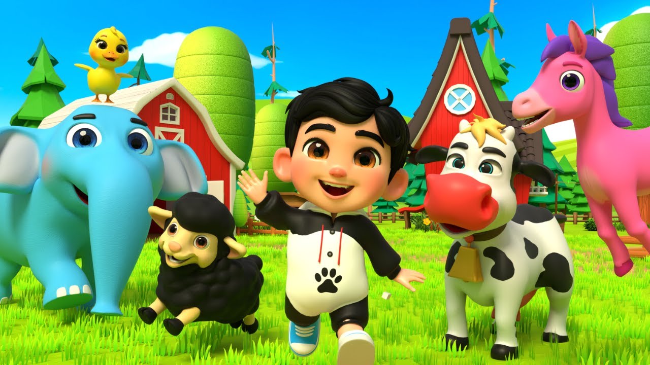 Farm Animals Playtime Kids Nursery Songs | LuLu LaLa Newborn Educational Baby Music & Rhymes