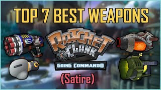 TOP 7 BEST WEAPONS IN RATCHET & CLANK 2 (NOT CLICKBAIT)