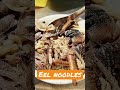 Eel Noodles &amp; Shrimp Rice #food #shorts