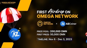 Omega network new Airdrop  Azcoiner app  New mining app huge profit