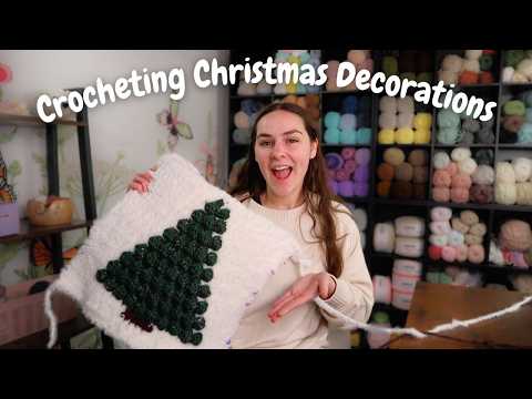 Crocheting Christmas Decorations Part 2 | Vlogmas 2025 | Day 8