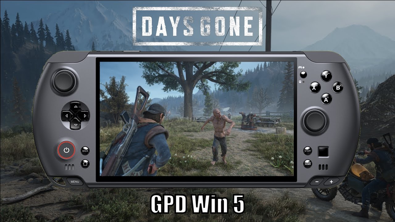 Days Gone Remastered | Геймплей на GPD Win 5, 55 Вт, очень высокие настройки.