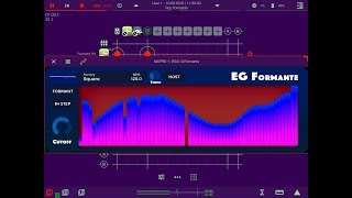 FORMANTE - Formant Vowel AUv3 Vocal Filter - Tutorial for the iPad