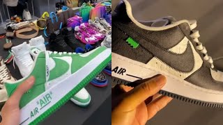 Detailed Look at Virgil Abloh's Louis Vuitton Nike Air Force 1s