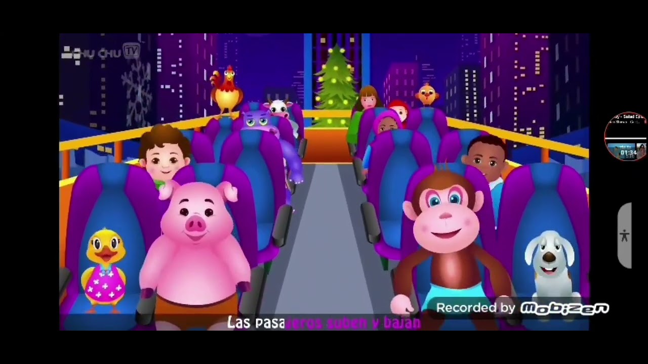 spanish wheels on the bus songs reversed