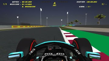 F1 CHALLENGE VB 2021 MOD - MERCEDES W12 - LOSAIL INTERNATIONAL HOTLAP