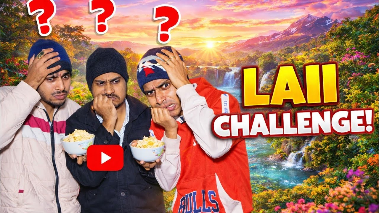 || Lai Challenge With Team Members 😂 || Extreme Fun 😅😅|| 