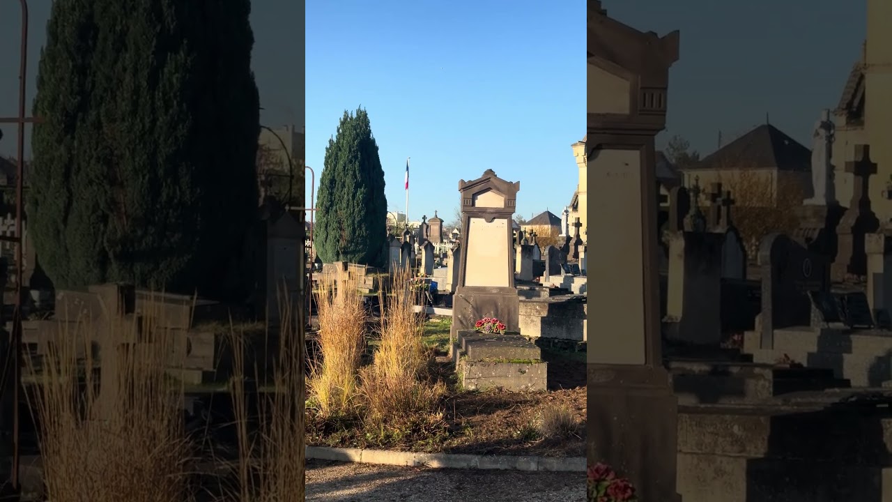 Cimetière Jean Gautherin à Nevers : balade filmée, atmosphère, beauté du lieu et recueillement