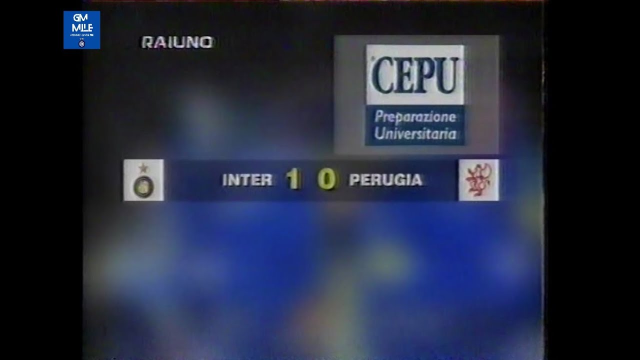 1996-97 (2^ - 15-09-1996) INTER-Perugia 1-0 [J.Zanetti] Servizio 90°Minuto Rai1