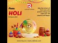 "Enjoy all the colours of Holi and all the happiness you want."