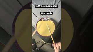 Late night subdivision exercise #drums #drummer #shorts #youtubeshorts #music
