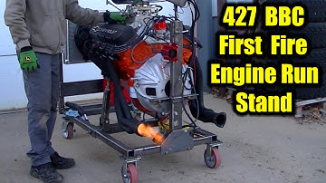 Engine Run Stand Build First Fire | 427 BBC