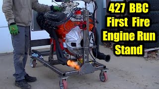 Famous Engine Run Stand Build First Fire | 427 BBC Profile