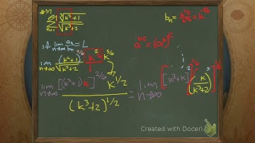 Limit comparison test for convergence of a series