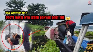 Kalo cuaca nya gak ujan terus pasti hasil nya lebih banyak dari ini 😱 || Mancing Cirata Terbaru