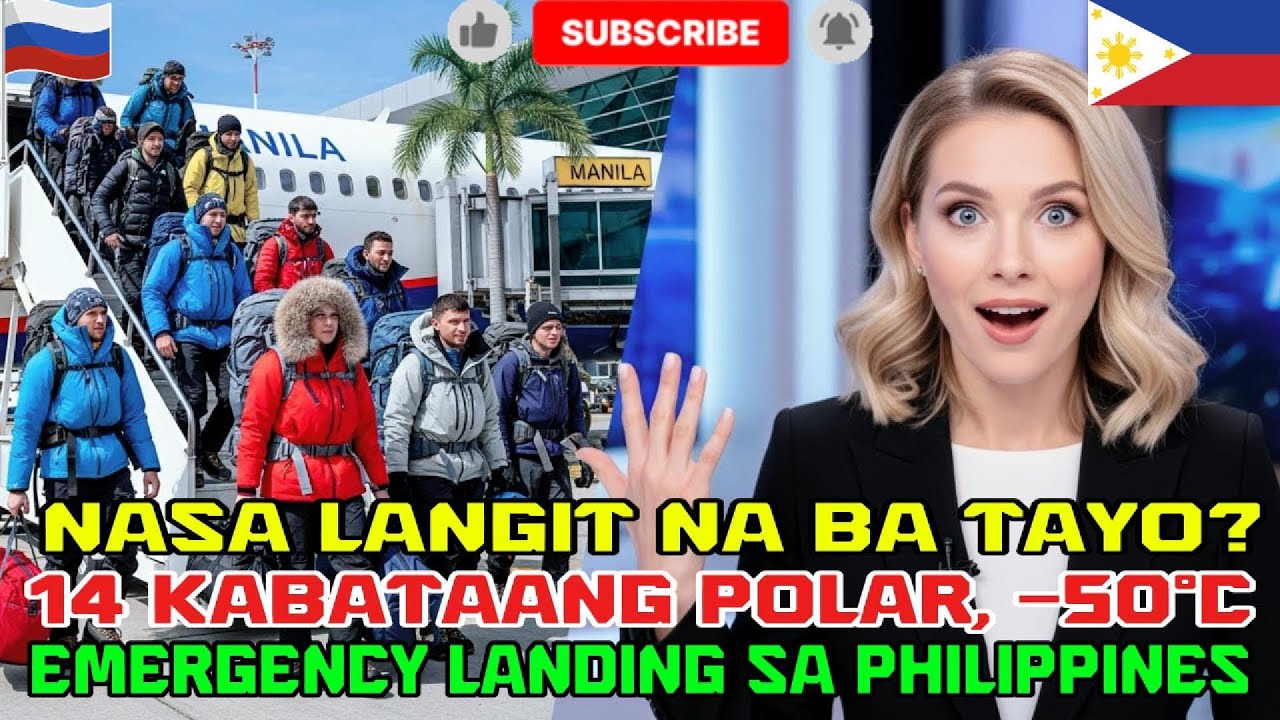 14 kabataang polar, emergency landing sa Philippines—5 minutong gulat