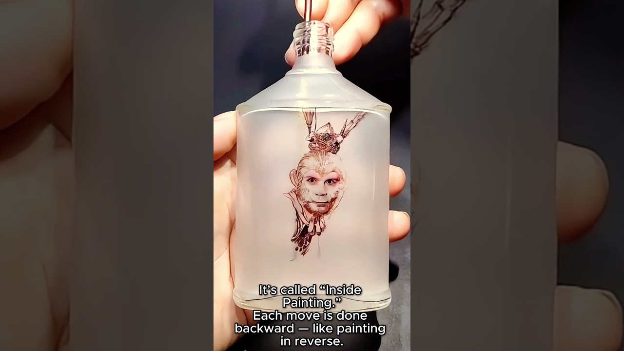 He Painted the Monkey King… From the Inside — 200-Year-Old Chinese Craft