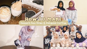 Procedure Text : how to make Dessert box & Dalgona coffee