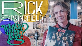 Rick Springfield's "What's In My Bag?" | Amoeba Music