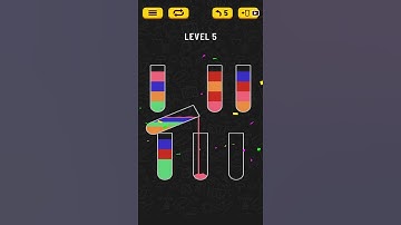 Water Sort Puzzle Level 5 #shorts