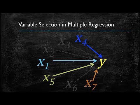 Video 6: Variable Selection