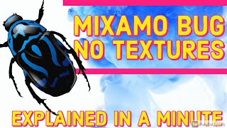 Mixamo Bug | Textures not showing - unity in 1 minute