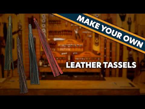 How to Make a Leather Tassel for Bags, Purses and Keychains