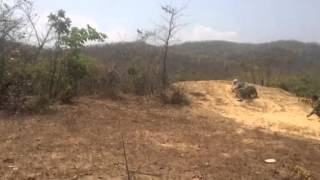 Hand grenade in slow-mo