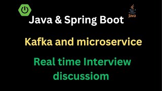 Kafka,spring boot microservices jpa | java microservices with spring boot interview