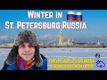 This is Winter in St Petersburg Russia | Yeah... Russian Winter!😉