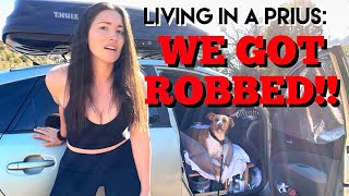 My PRIUS HOME got ROBBED in Arizona! Superstitions, Phoenix, Scorpion Hunting & MoreLiving in a Car