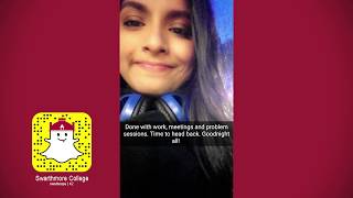 Snapchat Takeover: Nerissa Nashin '19