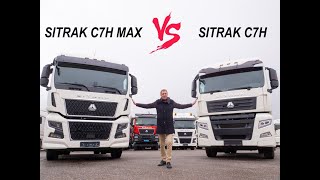 Сравнительный обзор тягачей Sitrak C7H и Sitrak C7H MAX (C9H)