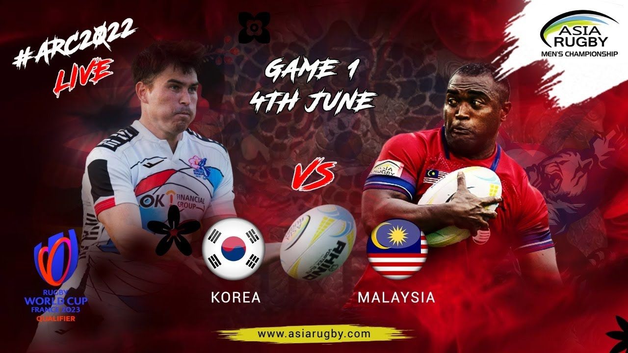 Korea v Malaysia - Asia Rugby Men's Championship 2022