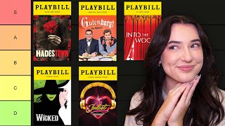 A Tierlist of Every Broadway Show I Saw in 2023