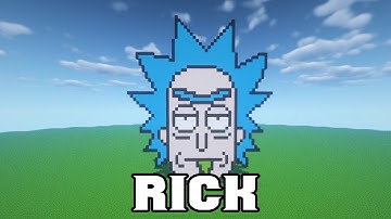 Rick [Rick & Morty] - Minecraft Pixel Art [#24]