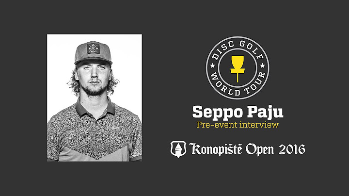 2016 Konopiste Open pre-event interview - Seppo Paju