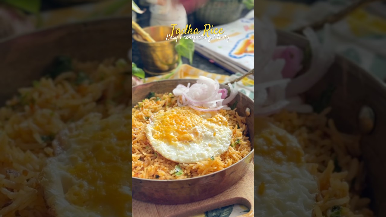 Leftover Tadka Rice